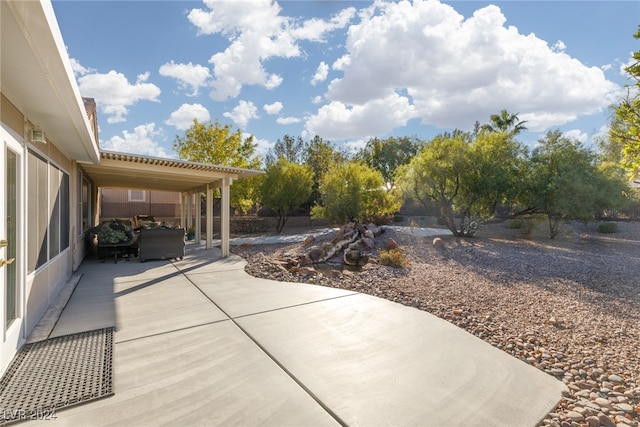 view of patio