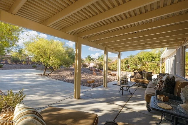 view of patio