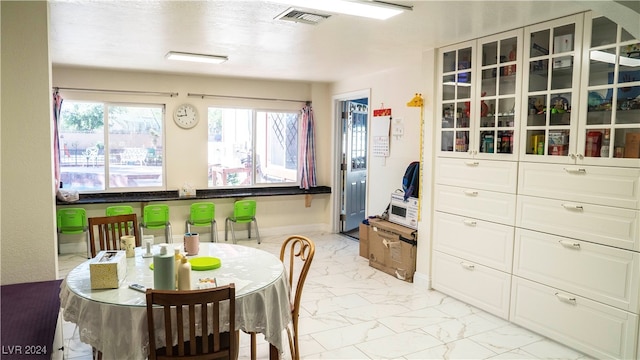 view of dining room