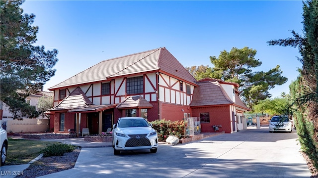 view of tudor house