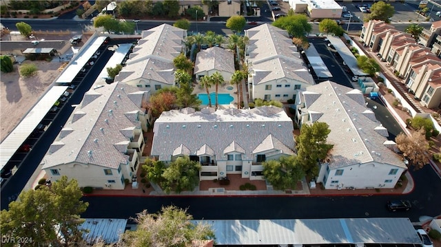 bird's eye view featuring a residential view