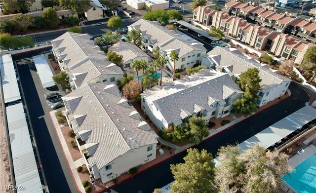 birds eye view of property featuring a residential view