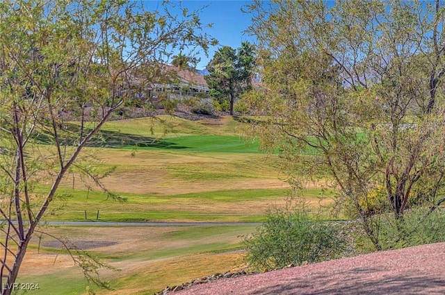 view of property's community featuring a yard