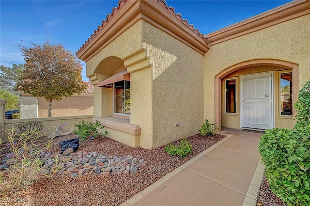 view of entrance to property