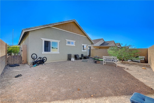 view of rear view of property