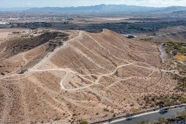 aerial view featuring a mountain view