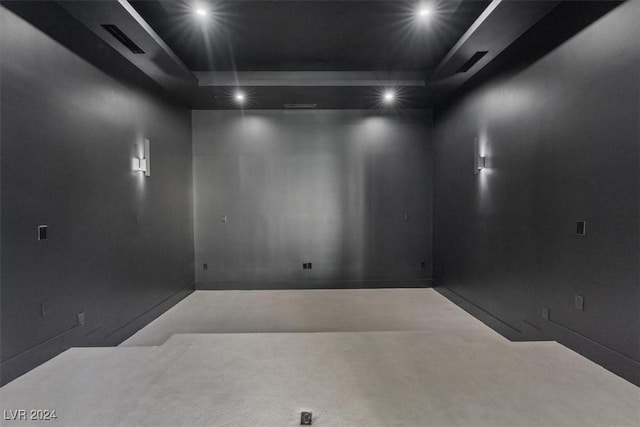 1 Olympia Canyon Way, Las Vegas, NV 89141 - unfurnished room with a raised ceiling and recessed lighting