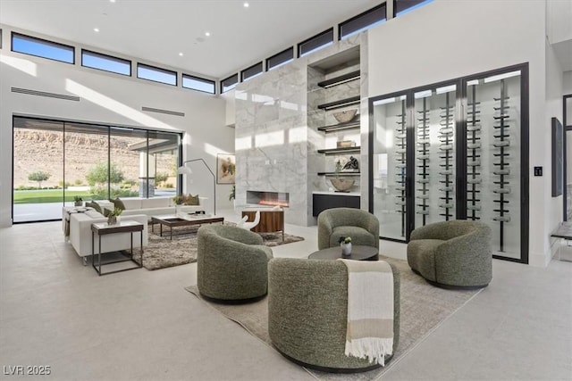 1 Olympia Canyon Way, Las Vegas, NV 89141 - lobby with a towering ceiling and recessed lighting
