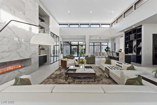 1 Olympia Canyon Way, Las Vegas, NV 89141 - community lobby featuring recessed lighting