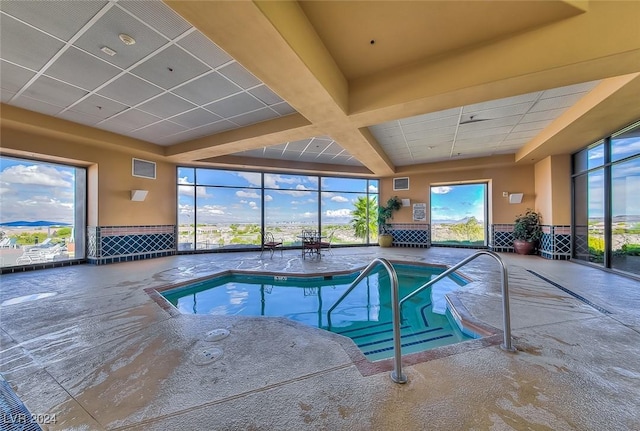 view of pool featuring a swimming pool