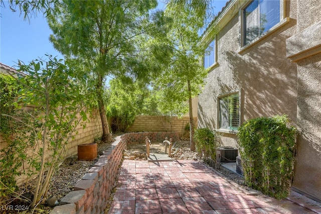 view of patio / terrace with cooling unit