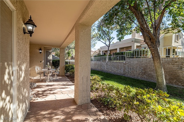 view of patio