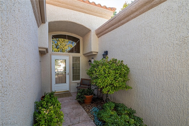 view of property entrance