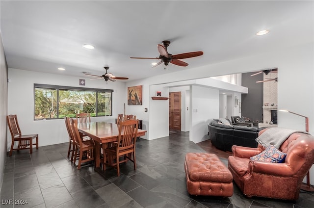 view of dining room