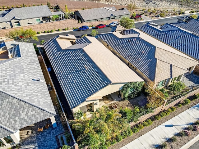 bird's eye view featuring a residential view