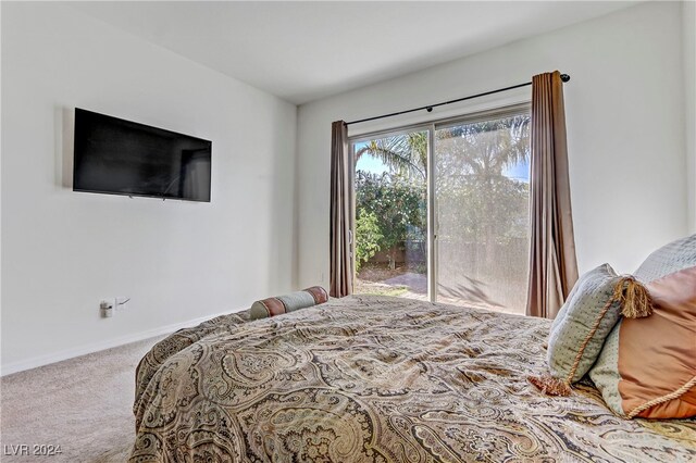 bedroom with carpet flooring