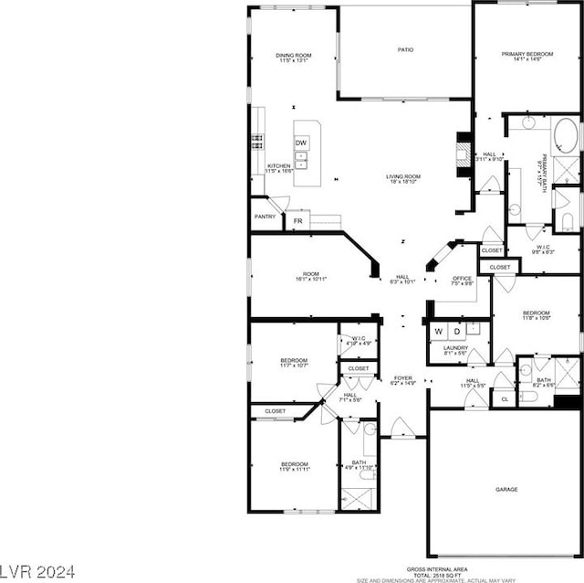 view of layout