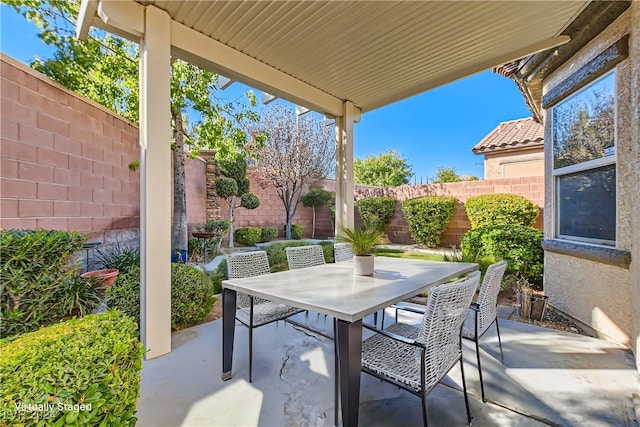 view of patio