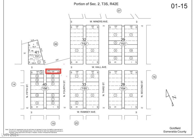 419 N Fourth St, Goldfield NV, 89013 land for sale