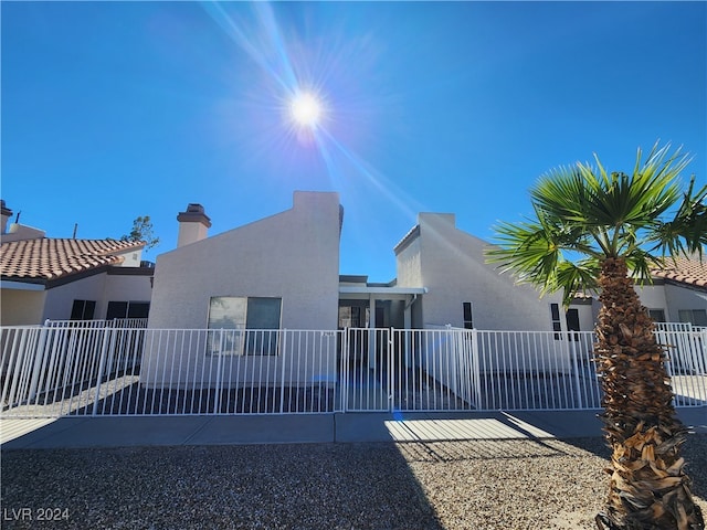 view of rear view of house