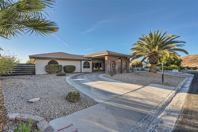 view of mediterranean / spanish home