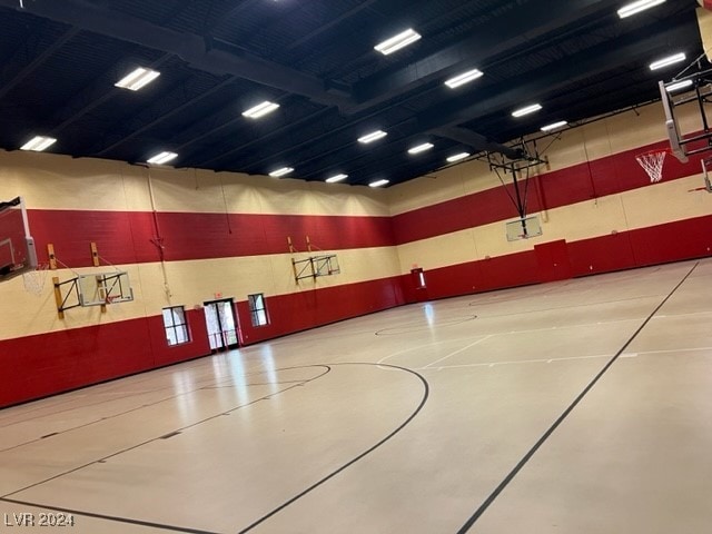 view of basketball court