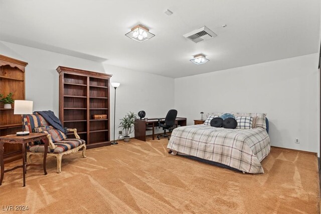 bedroom featuring carpet flooring