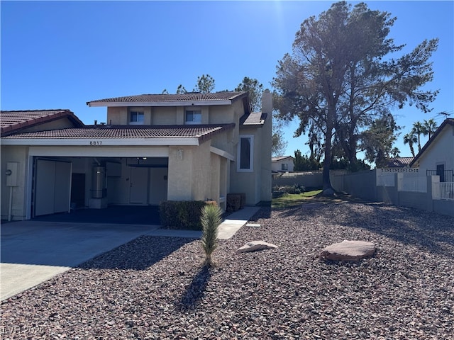 view of front of home