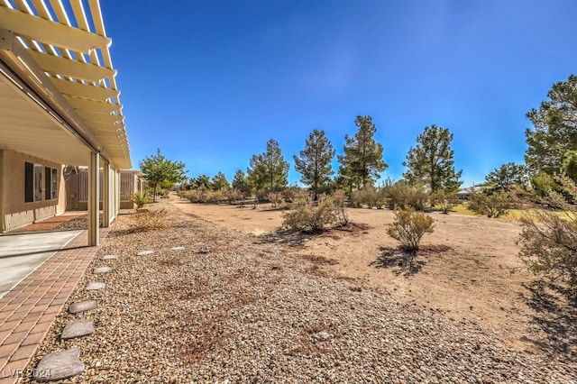 view of yard featuring a patio