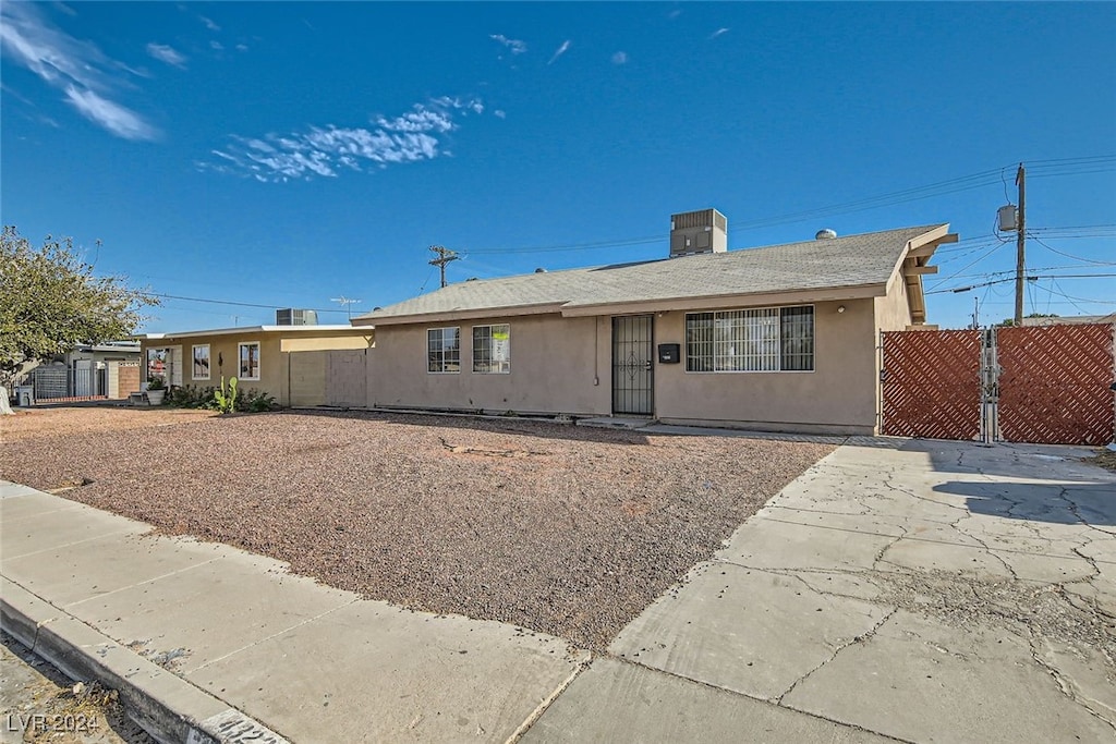 view of ranch-style home