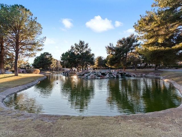 property view of water