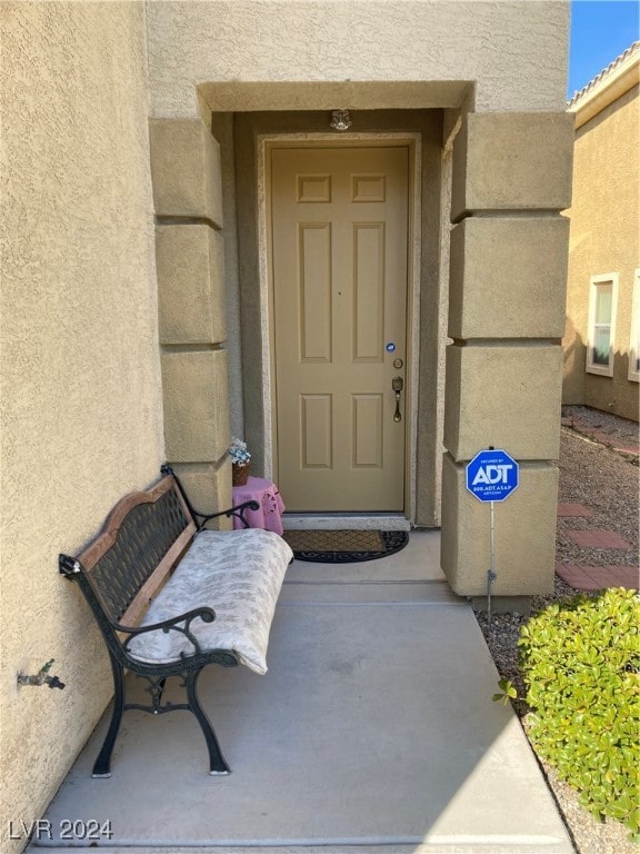 view of entrance to property