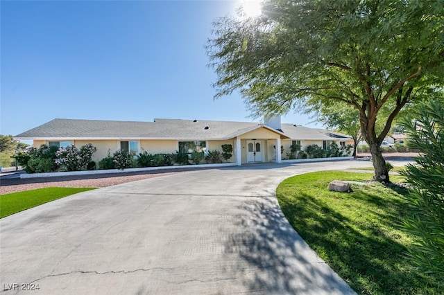 view of ranch-style home