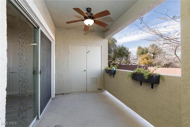 balcony with visible vents