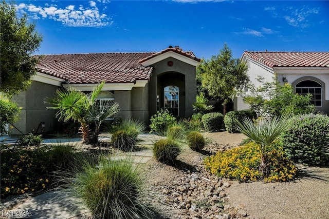 view of mediterranean / spanish house