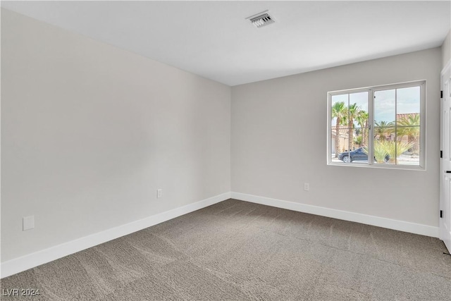 empty room with carpet floors