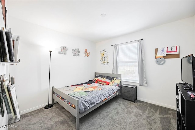 bedroom featuring carpet flooring