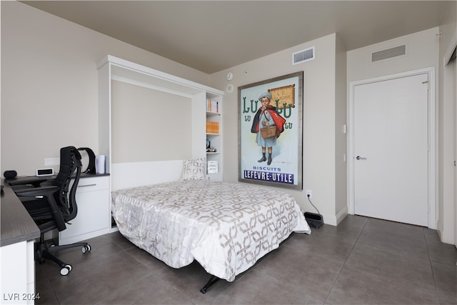 view of tiled bedroom