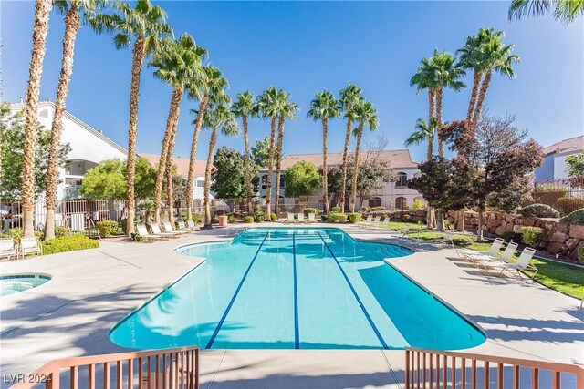 700 Carnegie St Unit 2312, Henderson, NV 89052 - community pool featuring fence and a patio area