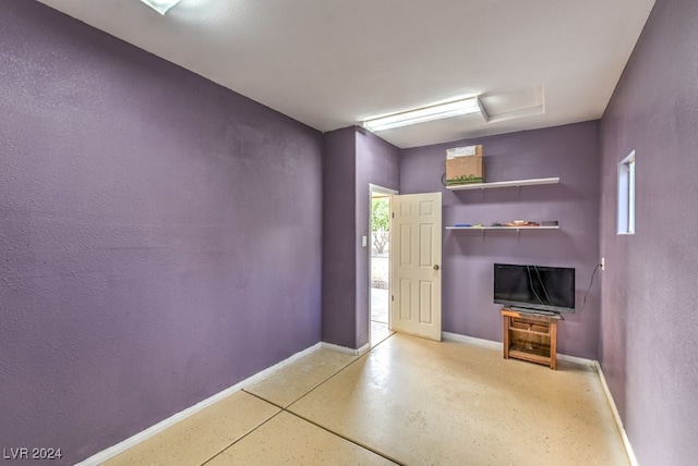 view of unfurnished living room