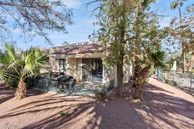 view of rear view of house