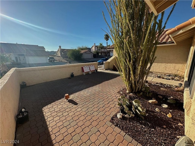 3218 Ocotillo Dr, Laughlin, NV 89029 - view of patio / terrace with a residential view