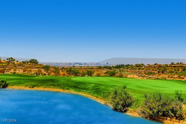 view of property's community featuring a water view