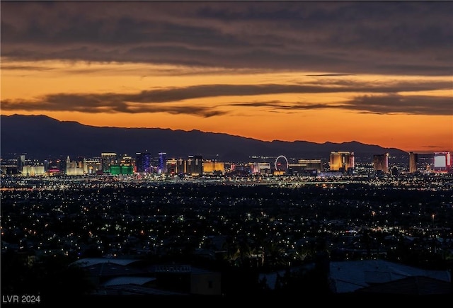 view of city with a mountain view