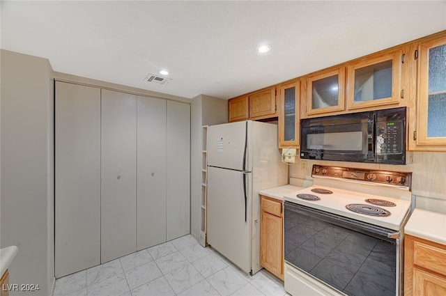 kitchen with white appliances