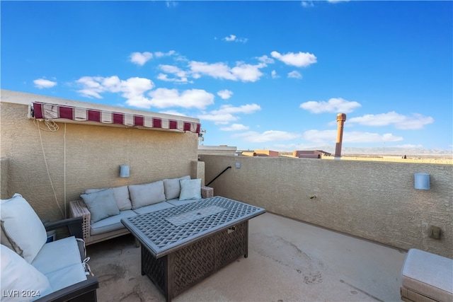 view of patio / terrace with outdoor lounge area