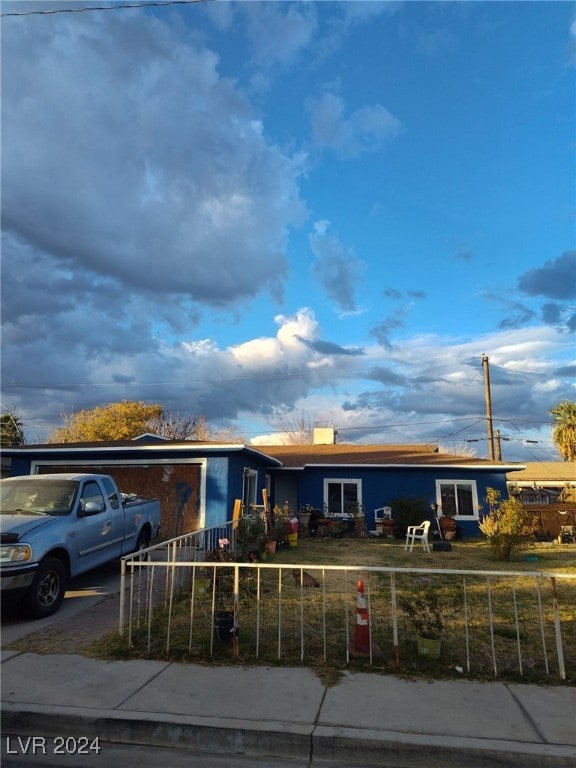 view of ranch-style house