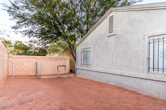 view of side of property