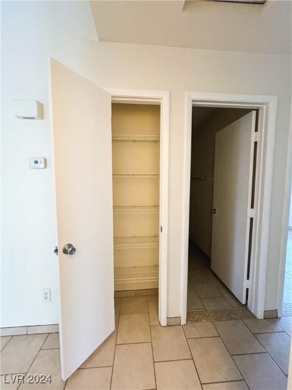 view of closet