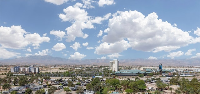 view of city with a mountain view